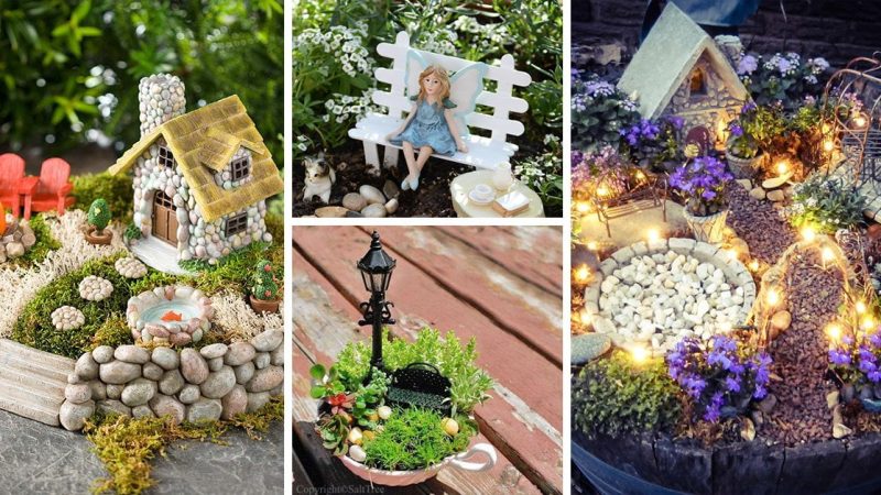 25 Enchanting Fairy Garden Corner Art Ideas