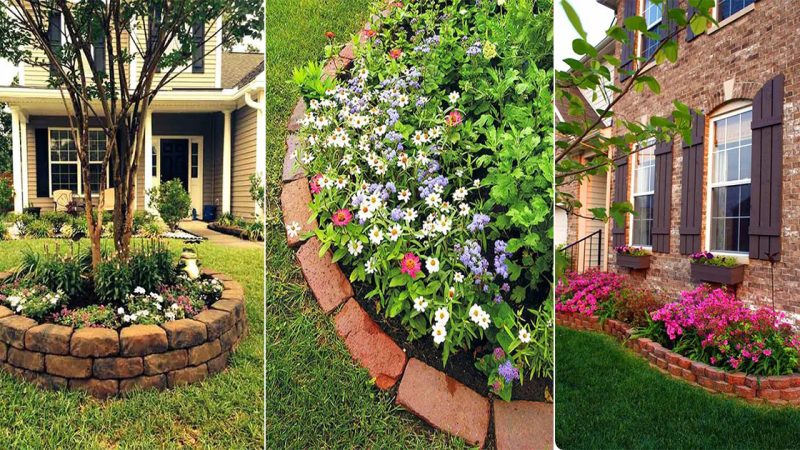 14 Brick Flower Bed Design Ideas You Can Replicate Instantly